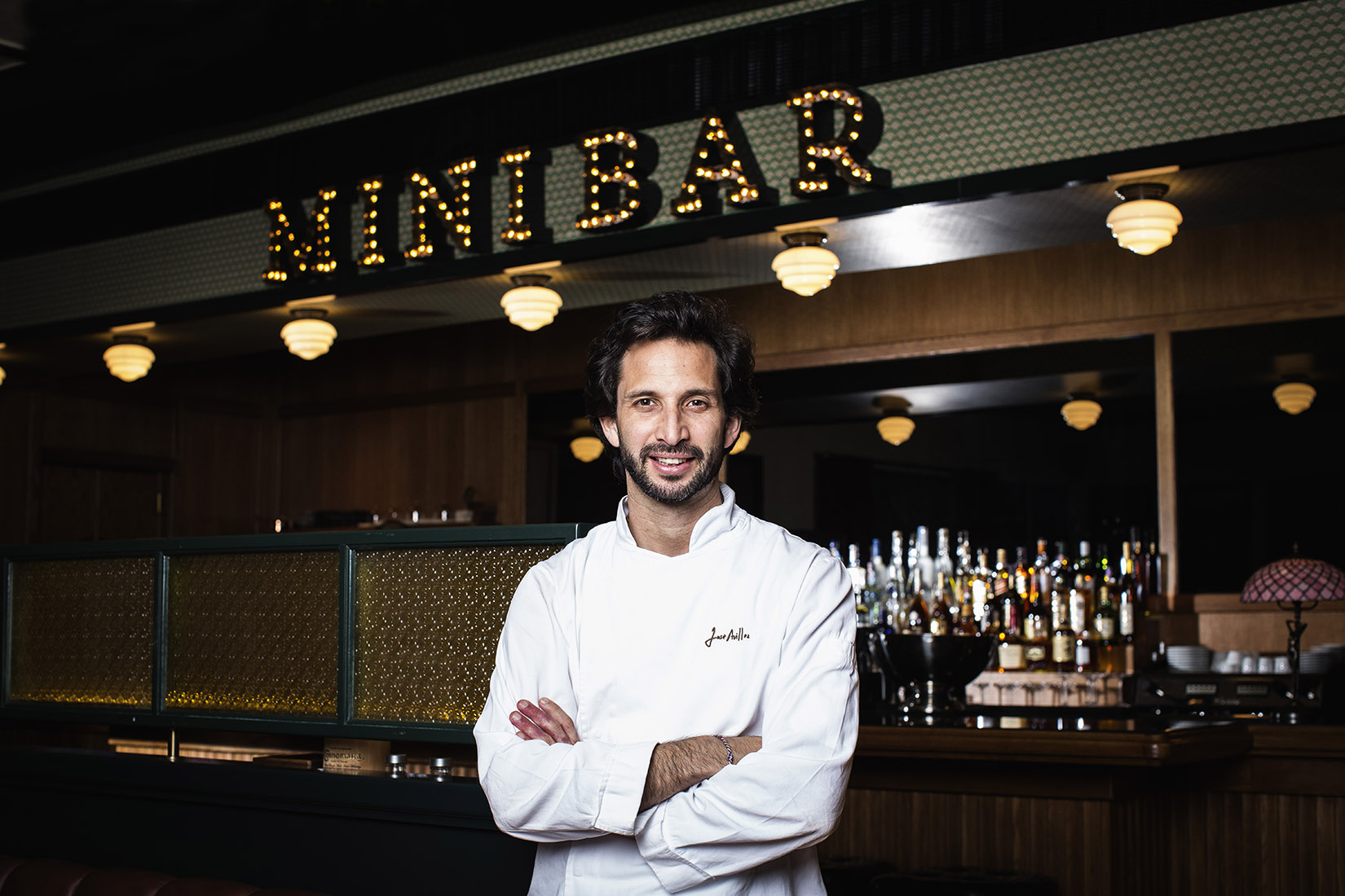 O chef José Avillez fotografado no seu novo espaço, o restaurante/Bar MiniBar no Chiado, Lisboa. foto- paulo barata 2014